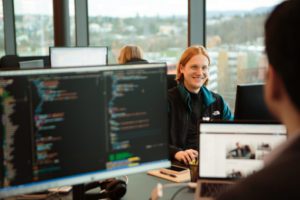 Creative Director Francois Savard in the office