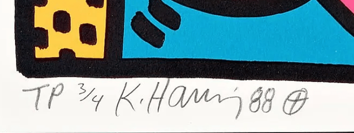 keith haring signature