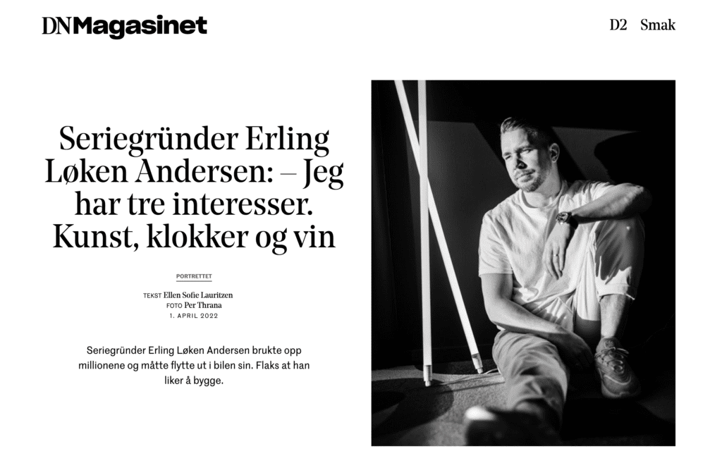 Portrettintervju med Erling Løken Andersen